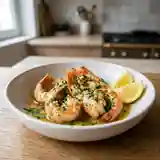 Queues de langoustines sautées à l'ail et au persil
