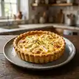 Quiche au camembert fondante et savoureuse pour une personne