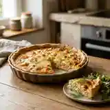 Quiche au saumon facile et rapide pour une personne