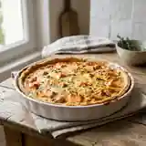 Quiche au saumon fumé et basilic : recette facile et gourmande