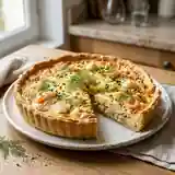 Quiche du pêcheur savoureuse aux fruits de mer