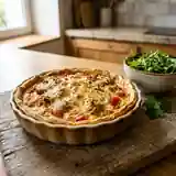 Quiche estivale au thon légère et savoureuse