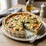 Quiche fondante épinards et thon