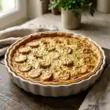 Quiche gourmande aux quenelles et fromage fondant