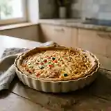 Quiche savoureuse à la brousse et légumes frais