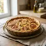 Quiche savoureuse à la tomate et aux oignons