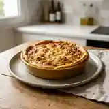 Quiche savoureuse au comté et oignons caramélisés