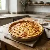 Quiche savoureuse au jambon et comté fondant