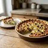 Quiche savoureuse aux aubergines et feta fondante