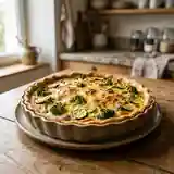Quiche savoureuse aux brocolis et courgettes de mon oncle Jean