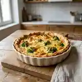 Quiche Savoureuse aux Brocolis et Fromage