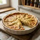 Quiche savoureuse aux endives caramélisées