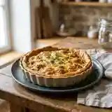 Quiche savoureuse aux miettes de thon facile à préparer