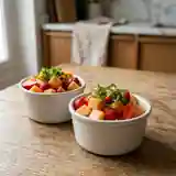 Ramequins gourmands de melon et fraises à l'anisette