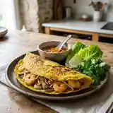 Recette Authentique de Crêpes Vietnamiennes Bánh Xèo