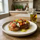 Huile d'olive infusée ail, romarin et piment