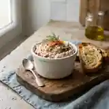 Rillettes gourmandes aux deux saumons et carré frais