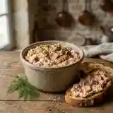 Rillettes maison aux deux saumons faciles et rapides