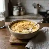 Riz au lait crémeux à la cannelle cuit au four