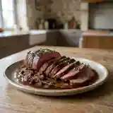 Rosbif Alsacien Mariné au Vin Rouge
