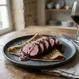 Rôti de biche aux galettes de blé noir : recette gourmande et raffinée