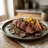 Rôti de biche forestier aux saveurs d'automne