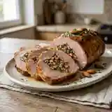 Rôti de porc farci aux amandes : recette savoureuse et facile