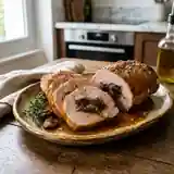 Rôti de porc farci aux pruneaux : recette savoureuse et gourmande