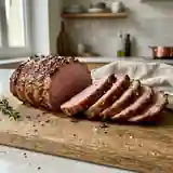 Rôti de porc fondant à la moutarde et cassonade caramélisée