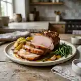 Rôti de porc fondant au saindoux : recette traditionnelle et savoureuse