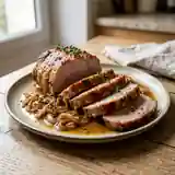 Rôti de porc mariné au cidre : recette savoureuse et facile