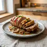 Rôti de veau Orloff fondant au four