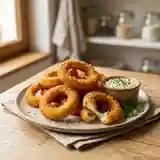 Rouelles d'oignons crousti-moelleuses : recette facile et gourmande