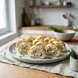 Roulade de crêpe gourmande au Carré Frais et fines herbes