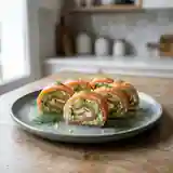 Roulés de saumon à l’avocat