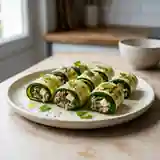 Roulé de courgette au thon et mozzarella : recette fraîche et gourmande