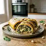 Roulé savoureux aux blettes et Comté fondant