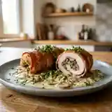 Roulés de dinde forestiers au lard : recette savoureuse et facile