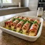 Roulés jambon-fromage au cœur coulant