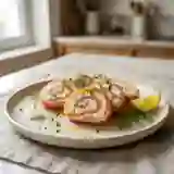 Roulés de saumon à la brandade de Nîmes