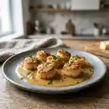 Saint-Jacques flambées au cognac : recette raffinée et facile