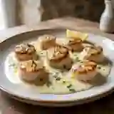 Saint-Jacques snackées et crème onctueuse