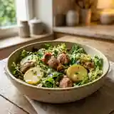 Salade chaude aux gésiers confits, recette gourmande et facile