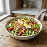 Salade composée gourmande et équilibrée pour un repas complet