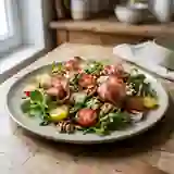 Salade Coppa, Roquefort et Noix au Miel