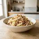 Salade croquante d'endives aux noix et jambon fumé