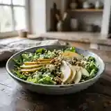 Salade d'automne gourmande au roquefort