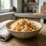 Salade de choucroute croquante pomme et cumin