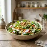 Salade de crudités croquante au Carré Frais