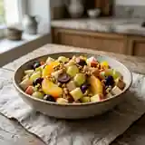 Salade de fruits d'automne au Porto : douceur fruitée et raffinée